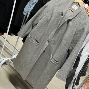 Old Navy Gray Trench Coat